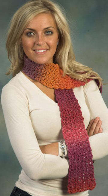 Scarf D in Plymouth Kudo - F396 - PDF