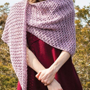 Trout Lily Shawl Wrap Knitting Pattern