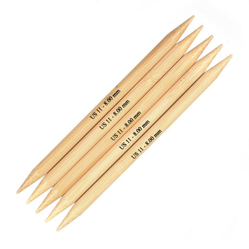 Craftsy 6 Inch Bamboo Double Pointed Needles