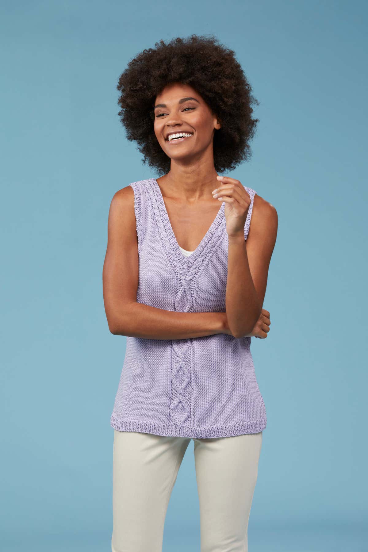 Tahki Yarns Castle Rock Tank Knitting Pattern