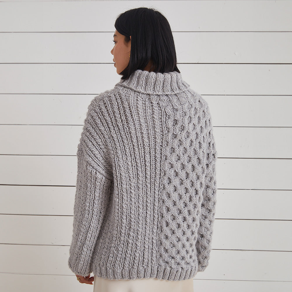 Debbie Bliss Aurelia Textured Sweater Knitting Pattern