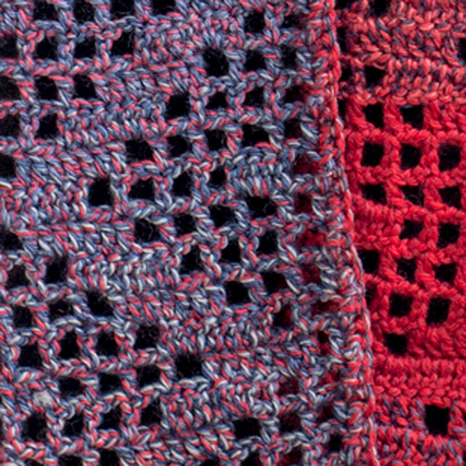 Cascade Yarns W687 Lightning Grid Scarf (Free)