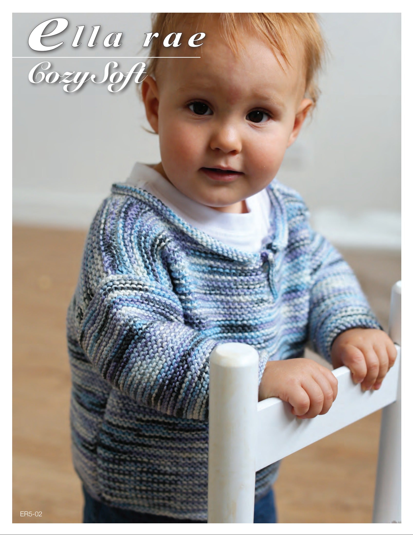 Ella Rae Garter Stitch Sweater Jumper Knitting Pattern