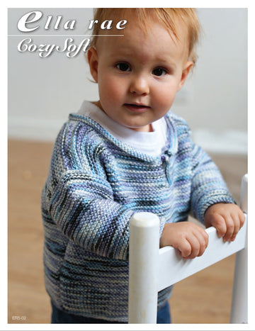 Ella Rae Garter Stitch Sweater Jumper Knitting Pattern
