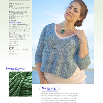 Berroco Kaver Jumper Knitting Pattern