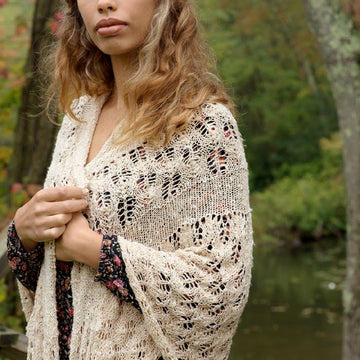 Clew Shawl Wrap Knitting Pattern
