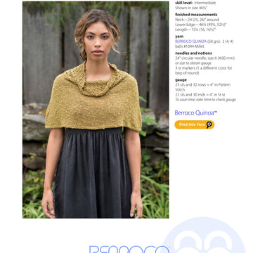 Berroco Alee Cape Knitting Pattern