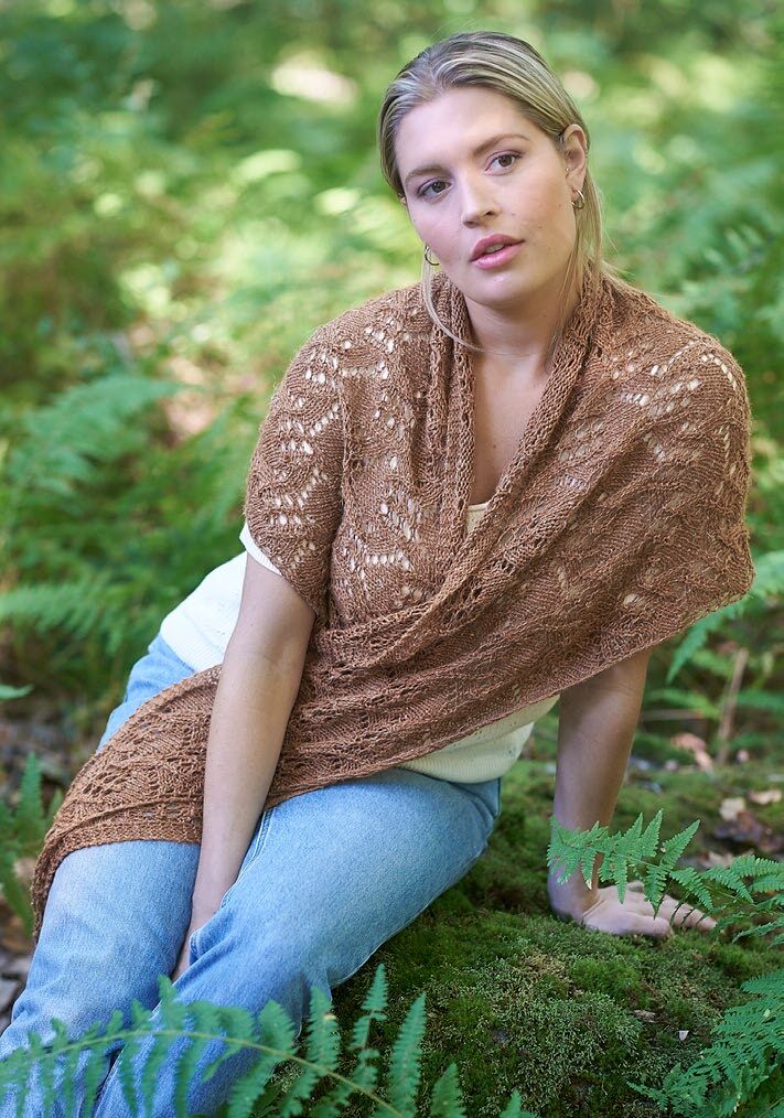 Briallen Shawl Wrap Knitting Pattern