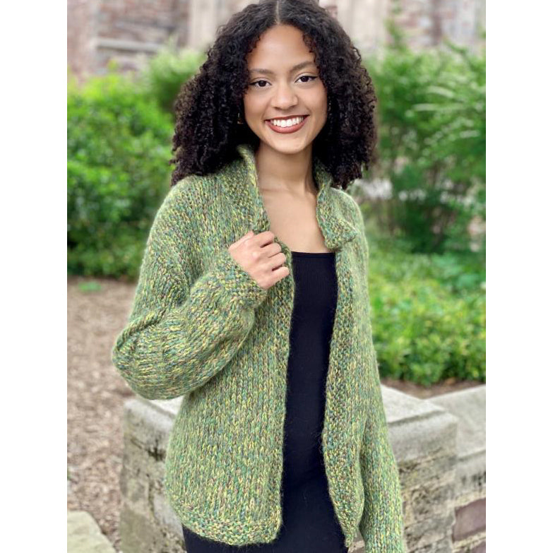 Plymouth Yarn Woman's Jacket Cardigan Knitting Pattern