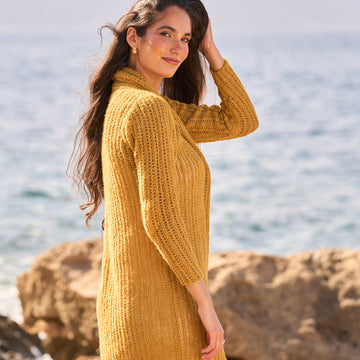 Honeycomb Coat Knitting Pattern