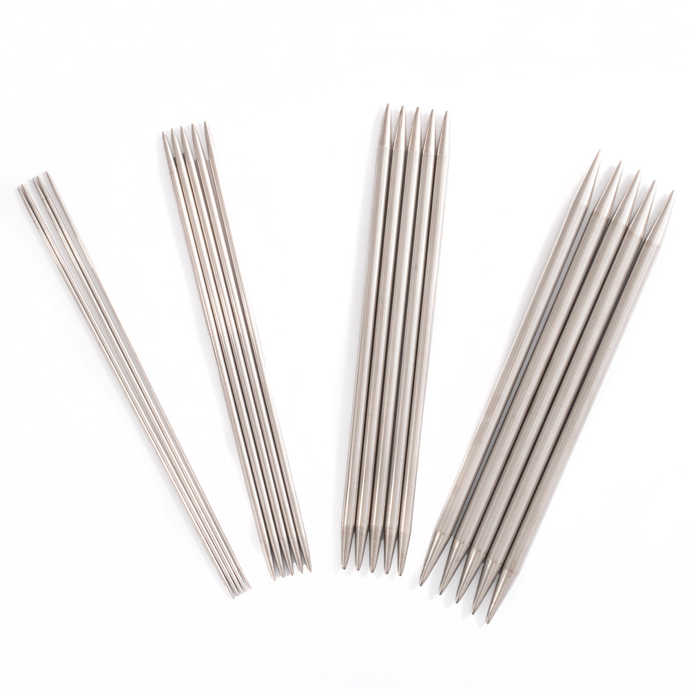 Deramores Double Point Needles 8in (Set of 5)