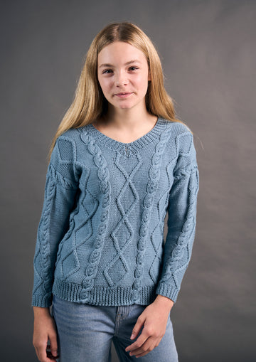 Mini Clara Sweater in MODE at Rowan Cotton DK PDF