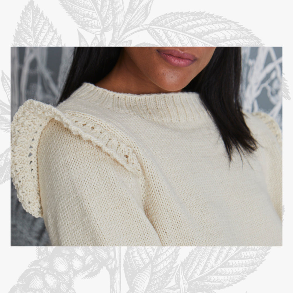 Willow & Lark Henrietta Frill Jumper Knitting Pattern