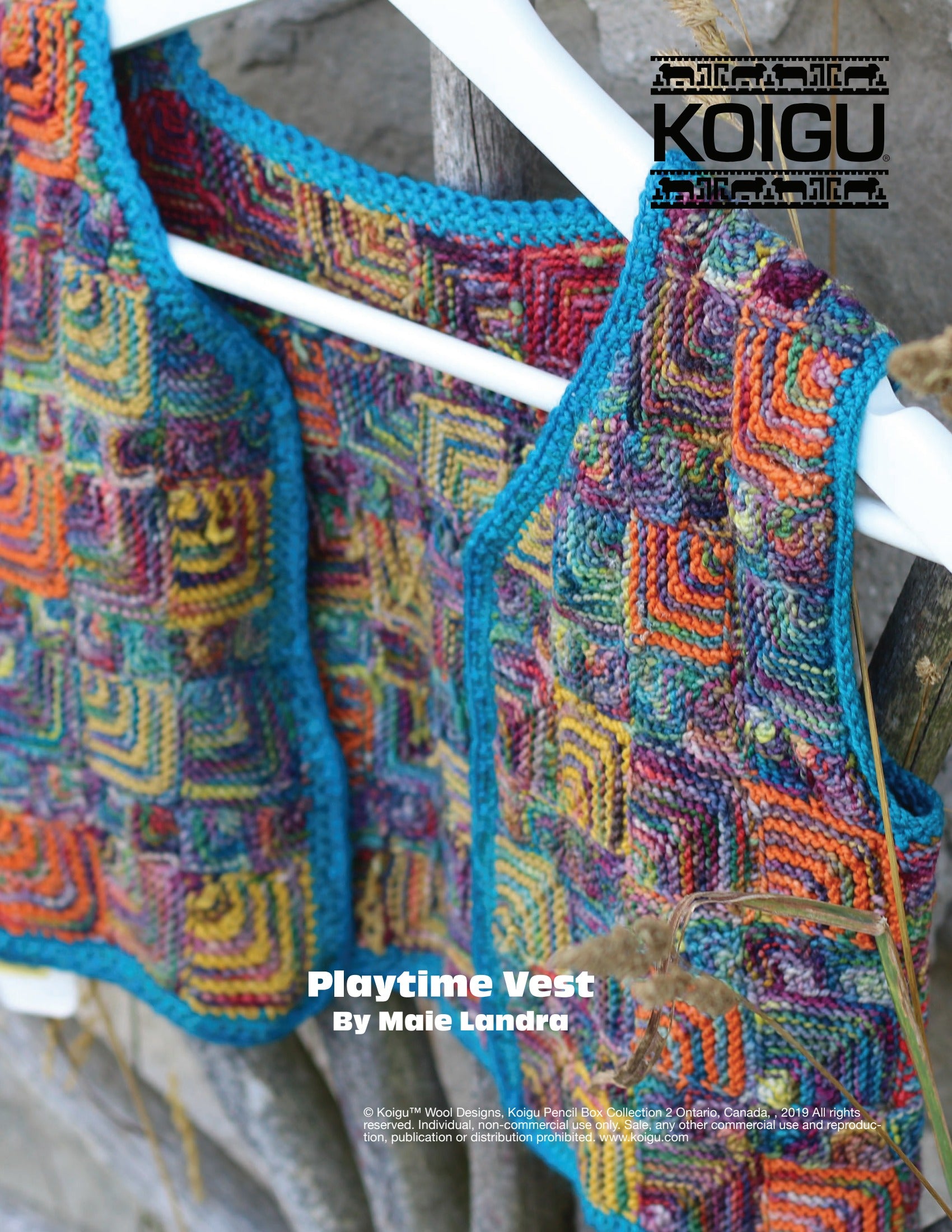 Koigu Playtime Vest Knitting Pattern