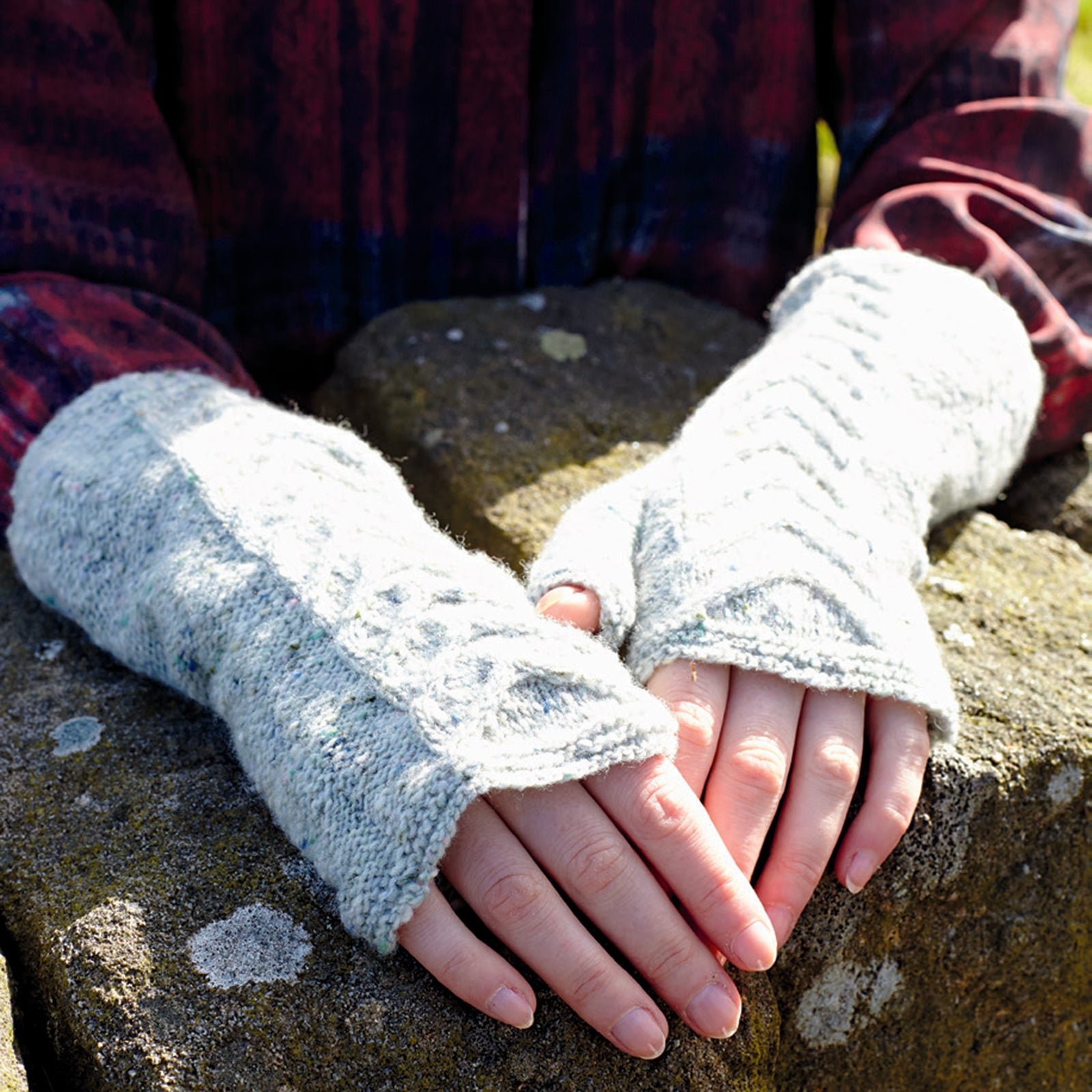 Debbie Bliss Alish Wrist Warmers Knitting Pattern