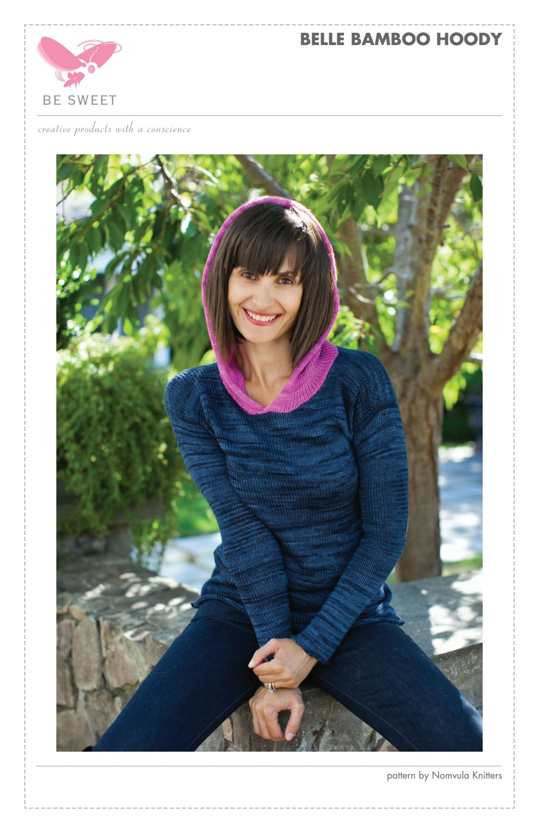 Be Sweet Belle Bamboo Hoody Jumper Knitting Pattern