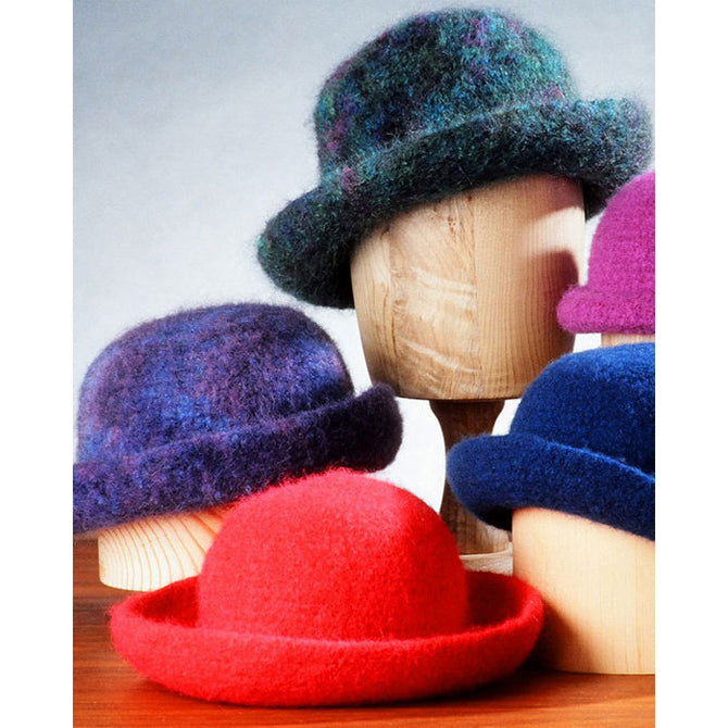 Fiber Trends AC11 Crocheted Felt Hats Pattern