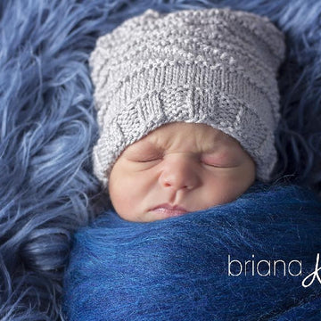 Newborn Knit Slouchy Hat