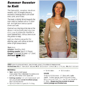 Summer Sweater to Knit