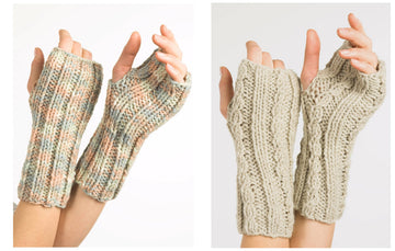 Fingerless Gloves in Plymouth Encore Chunky - F237 - PDF