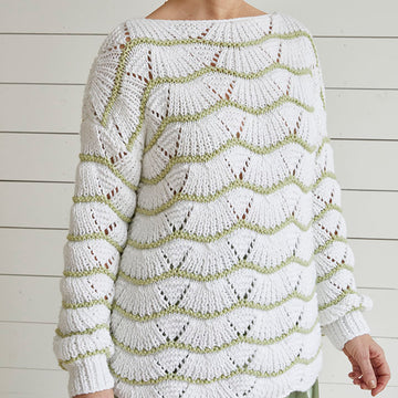 Debbie Bliss Wave Stitch Top Knitting Pattern