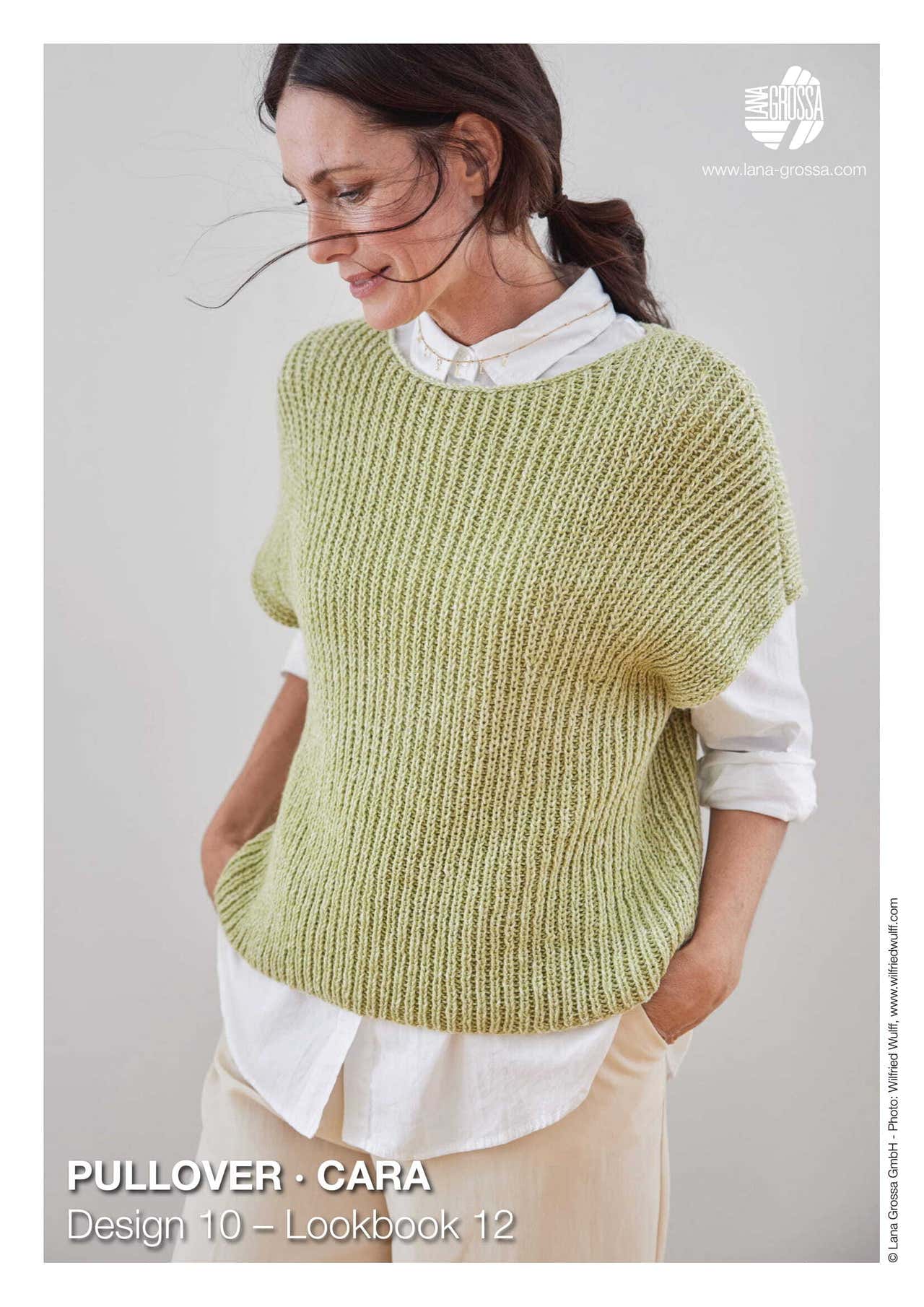 Lana Grossa Pullover Jumper Knitting Pattern