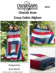 Crazy Cabin Blanket Crochet Pattern