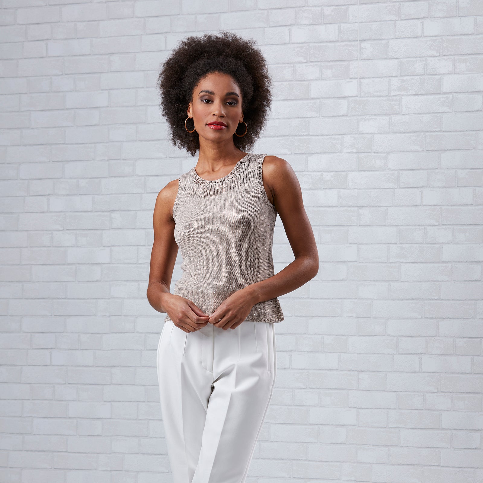 Sesia Rei Tank Jumper Knitting Pattern