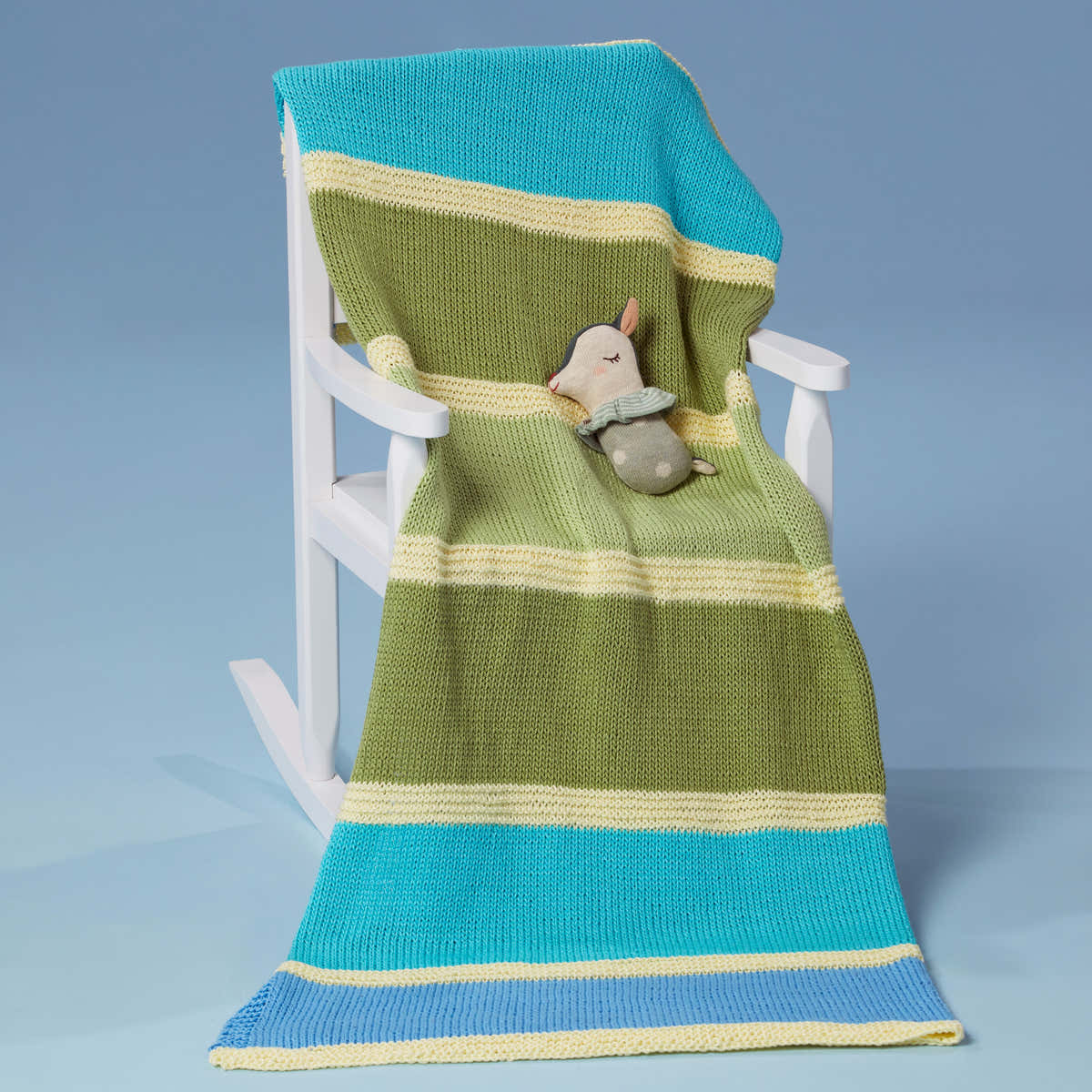Tahki Yarns Everett Blanket Knitting Pattern