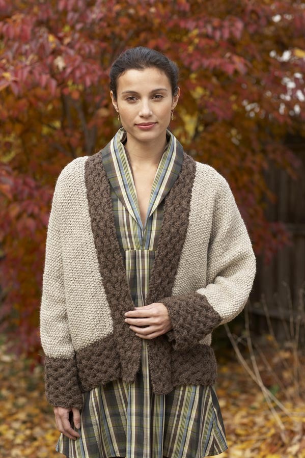 Seaside Kimono Cardi Cardigan Knitting Pattern