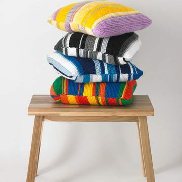 Paintbox Yarns Weekend Cushion Knitting Pattern