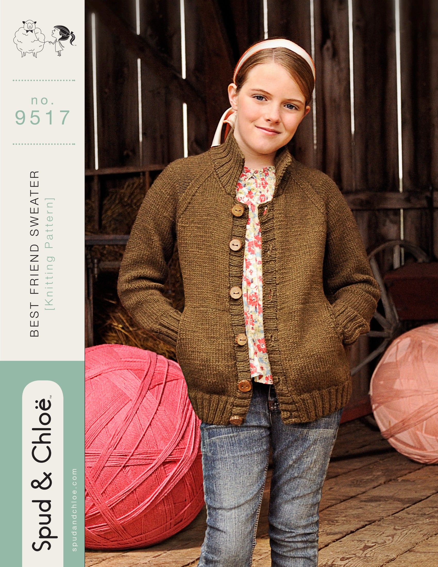 Best Friend Sweater Cardigan Knitting Pattern