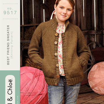 Best Friend Sweater Cardigan Knitting Pattern
