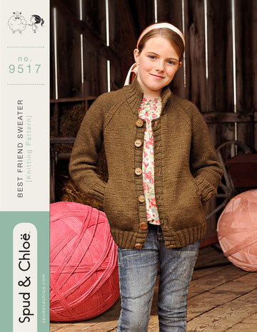 Best Friend Sweater Cardigan Knitting Pattern