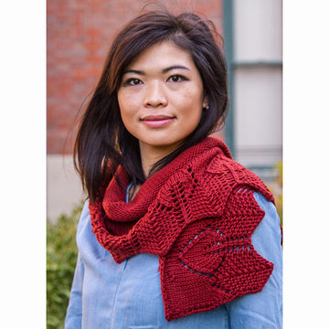 Valley Yarns Firelight Shawl Knitting Pattern
