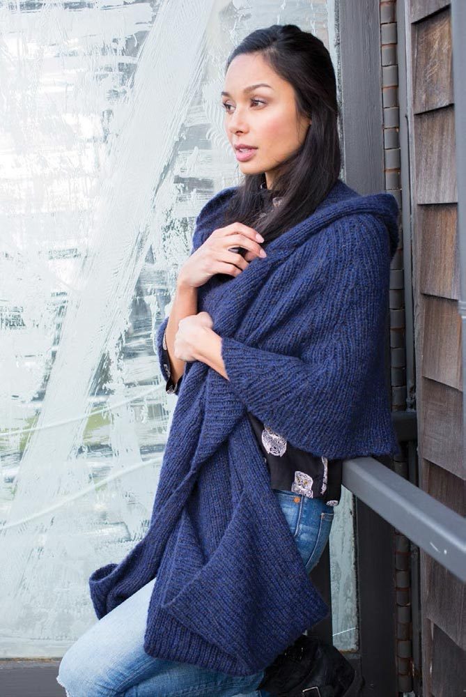 Eiddwen Cape Knitting Pattern
