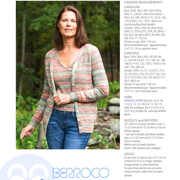 Berroco Bezel Cardigan Knitting Pattern