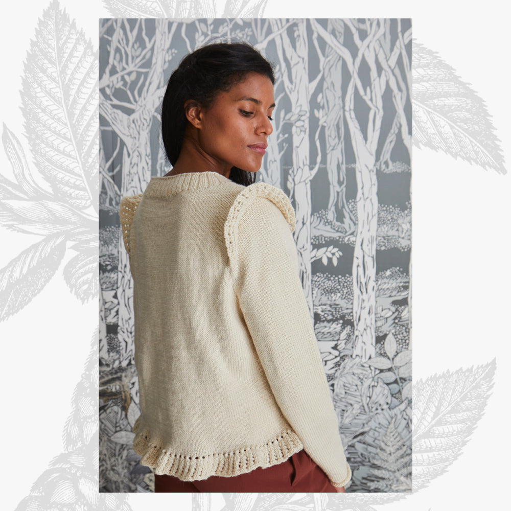 Willow & Lark Henrietta Frill Jumper Knitting Pattern