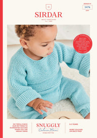Sirdar Baby Sweater & Leggings Top Knitting Pattern