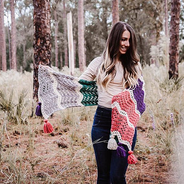 Wander Easy Crochet Shawl