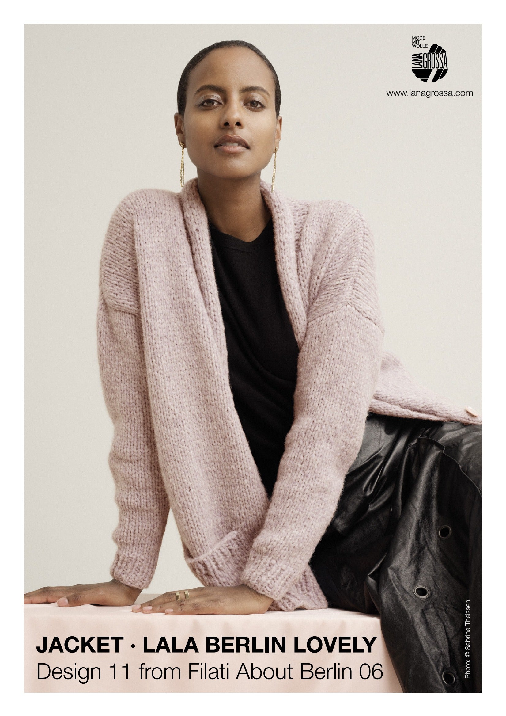 Lana Grossa Jacket Cardigan Knitting Pattern