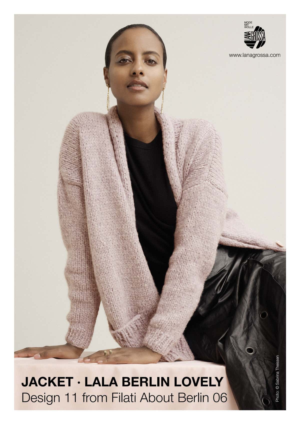 Lana Grossa Jacket Cardigan Knitting Pattern