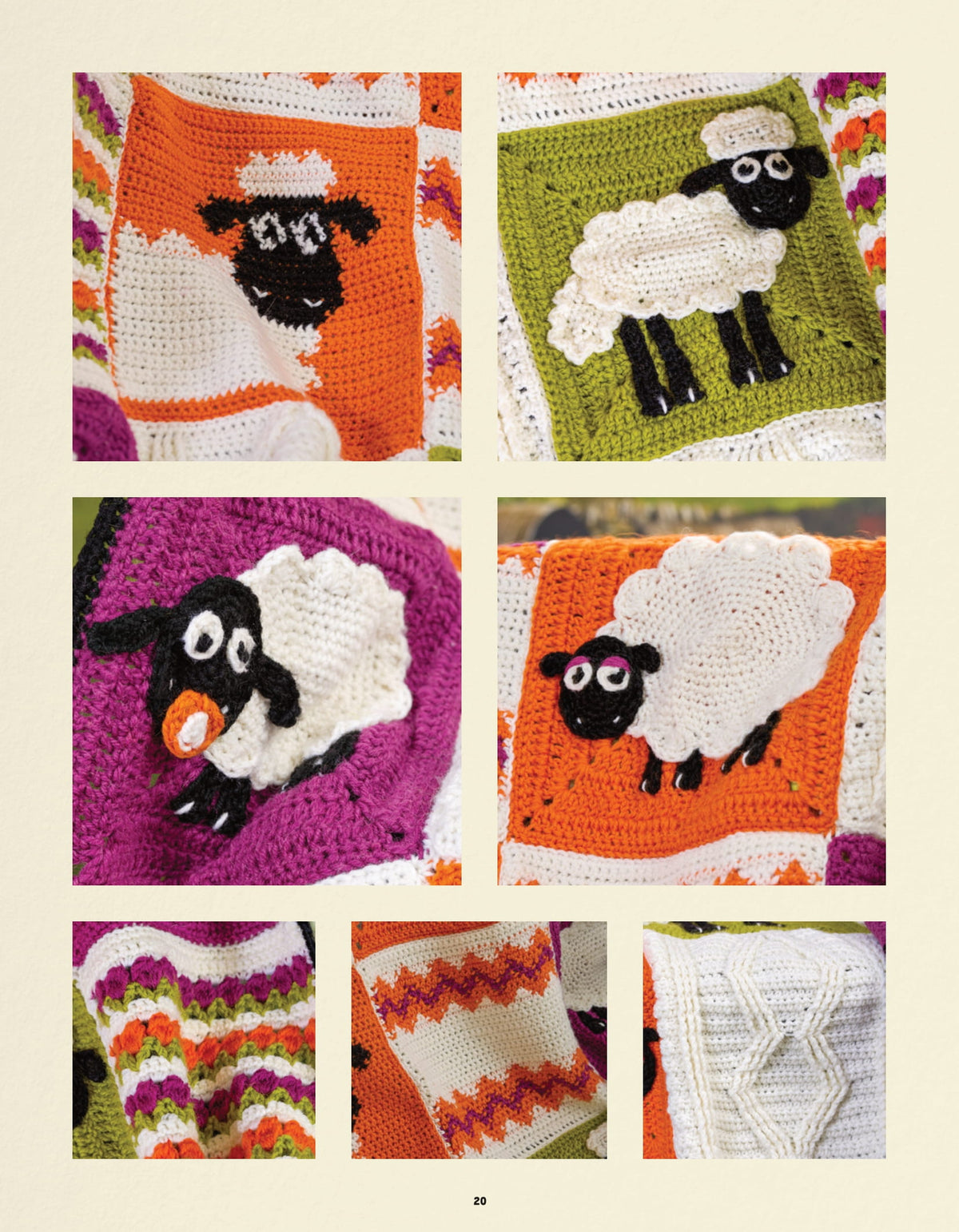 Shaun The Sheep Crochet Blanket