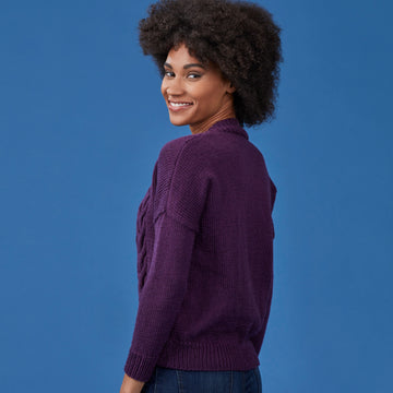 Tahki Yarns Downey Cardigan Knitting Pattern