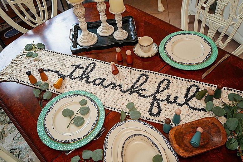 Thankful Table Crochet Runner