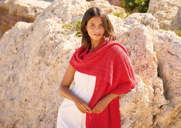 Rye Shawl in Rowan Cotton Trio PDF