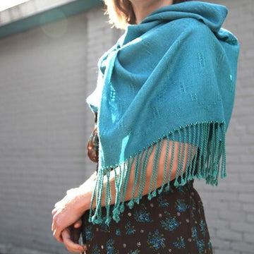 Valley Yarns #67 Zephyr Shawl in 8-Shaft Atwater-Bronson Lace