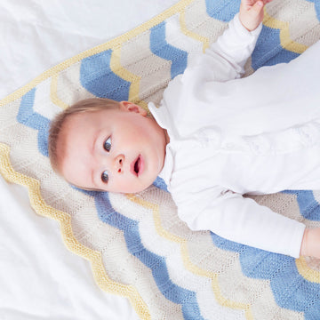 Tivoli Blanket" - Blanket Knitting Pattern For Home