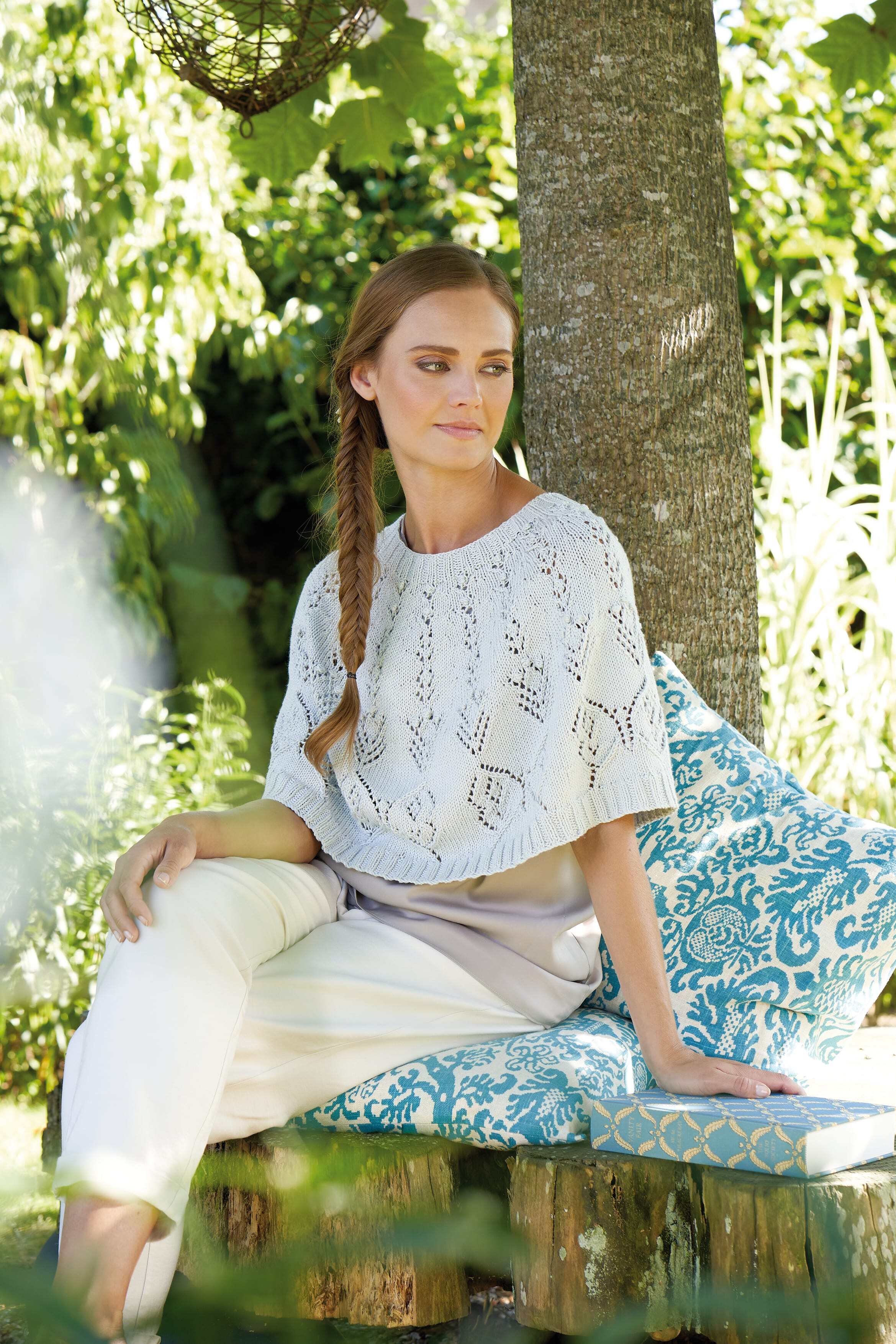 Butterfly Poncho Cape Knitting Pattern