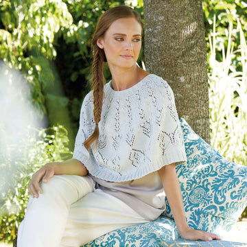 Butterfly Poncho Cape Knitting Pattern